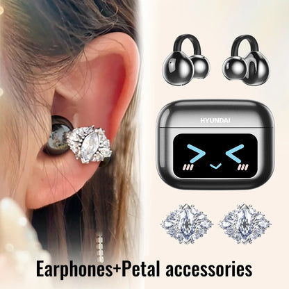 EchoGrip™ M100 ENC Ear Clip Earphones – Style, Sound, and Smart Control